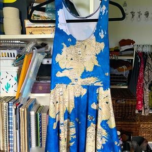 BlackMilk Clothing Westeros Skater Dress